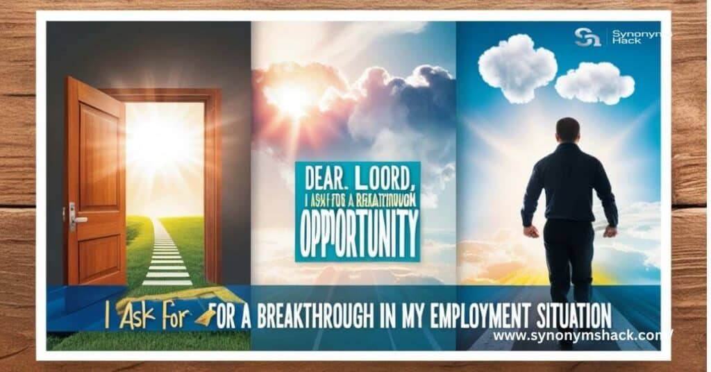 2. Employment Breakthrough Prayer