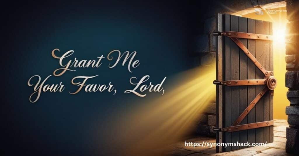 21. Prayer for Favor