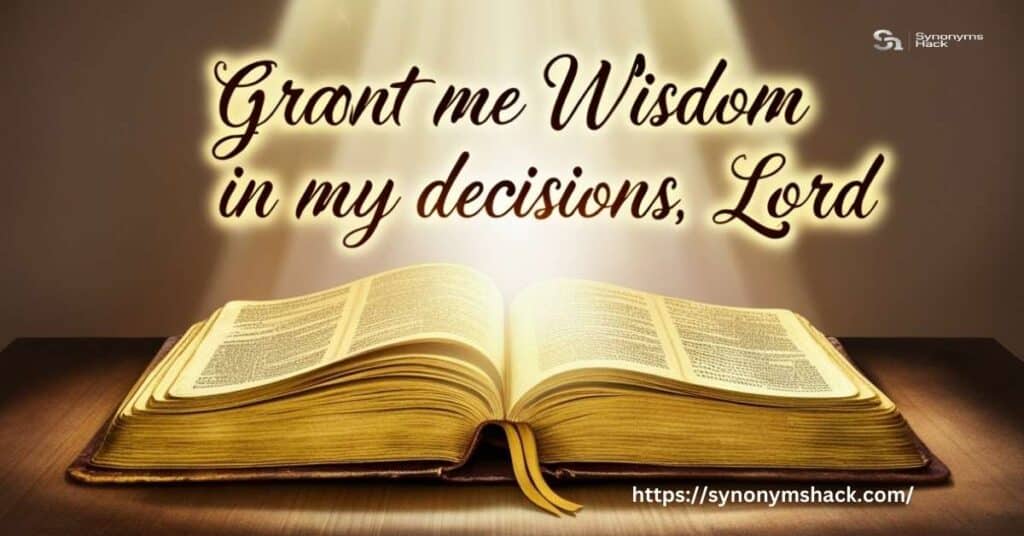 7. Prayer for Wisdom