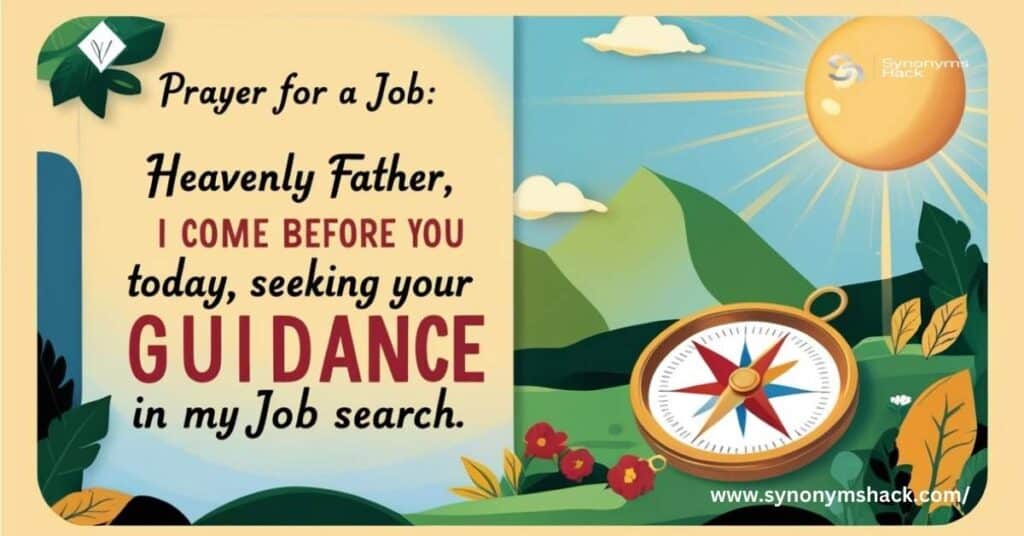 Prayer for a Job